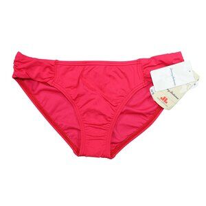 Tommy Bahama Pearl Side Shirred Hipster Bikini Bottom Swimwear XXS NWT Cerise